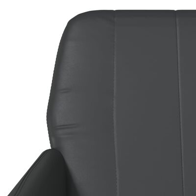 vidaXL Armchair Black 61x78x80 cm Faux Leather
