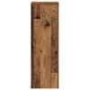 vidaXL Plant Stand Old Wood 33x33x100 cm Engineered Wood