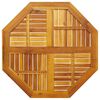 vidaXL Table Top 90x90x2.2 cm Octagonal Solid Wood Acacia