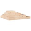 vidaXL Garden Planter 4-Tier 106x104.5x36 cm Solid Wood Pine
