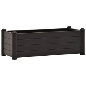 vidaXL Raised Bed | Anthracite | Polypropylene | Large | UV-resistant materials
