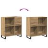 vidaXL Record Cabinet Artisan oak 85 x 38 x 89 cm Engineered Wood