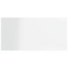 vidaXL Bookshelf Boards 4 pcs High Gloss White 40x20x1.5 cm Engineered Wood