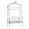 vidaXL Garden Bench 122 cm Iron Antique Brown