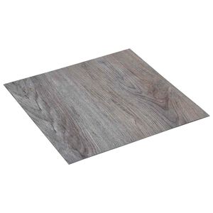 vidaXL Self-adhesive Flooring Planks Light Brown and Black
