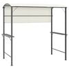 vidaXL Gazebo | Cream | Polyester with PA coating, powder-coated metal