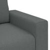 vidaXL 2 Piece Sofa Set with Cushions Dark Grey Fabric