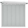 vidaXL Garden Storage Box Grey 129x67x65 cm