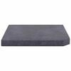 vidaXL Umbrella Weight Plate Black Granite Square 25 kg
