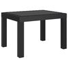 vidaXL Garden Table Anthracite 59x47x40 cm PP