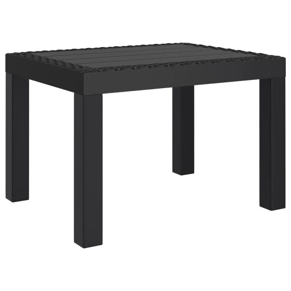 vidaXL Garden Table Anthracite 59x47x40 cm PP