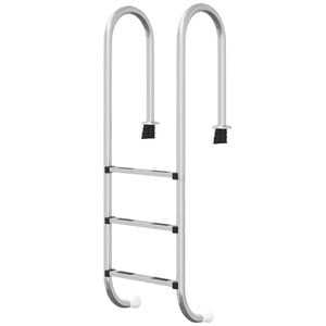 vidaXL Pool Ladder 54x38x158 cm 304 Stainless Steel