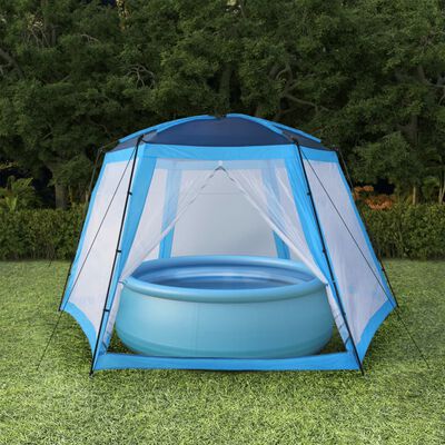 vidaXL Pool Tent Fabric 590x520x250 cm Blue
