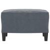 vidaXL Footstool Dark Grey 60x50x41 cm Velvet