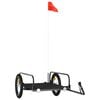 vidaXL Bike Trailer Black 126x63x34 cm Iron
