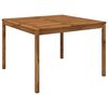 vidaXL Garden Dinner Table Natural 110 x 108.5 x 75 cm