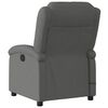 vidaXL Massage Recliner Chair Dark Grey Fabric