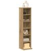 vidaXL CD Cabinet Artisan Oak 21x20x88 cm Engineered Wood