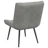 vidaXL Relaxing Chair Light Grey 64x74x84 cm Velvet