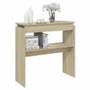 vidaXL Console Table Sonoma Oak 80x30x80 cm Engineered Wood