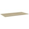 vidaXL Bookshelf Boards 4 pcs Sonoma Oak 100x50x1.5 cm Engineered Wood