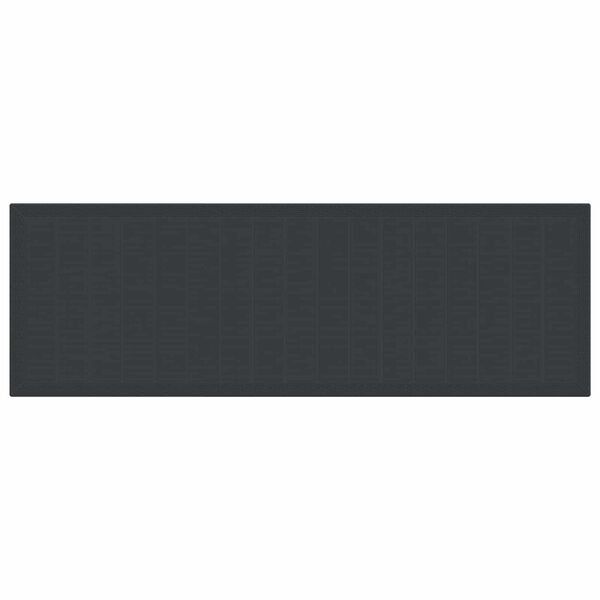 vidaXL Garden Dining Set 11 pcs Anthracite Plastic