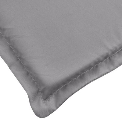vidaXL Sun Lounger Cushion Grey 200x70x3cm Oxford Fabric