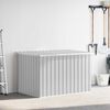 vidaXL Garden Storage Box Grey 149x99x93 cm