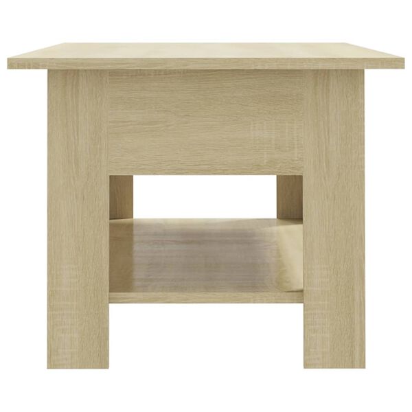 vidaXL Coffee Table Sonoma Oak 102x55x42 cm Engineered Wood