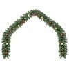 vidaXL Christmas Garland Decorated with Baubles 10 m