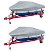 vidaXL Boat Covers 2 pcs Grey Length 488-564 cm Width 239 cm