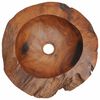 vidaXL Basin Solid Teak 45 cm
