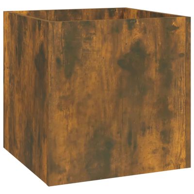 Hallway Furniture Set Smoked Oak Engineered Wood main image 0