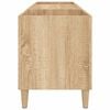 vidaXL Record Cabinet Sonoma Oak 121x38x48 cm Engineered Wood