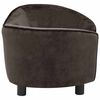 vidaXL Dog Sofa Brown 69x49x40 cm Plush