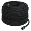 vidaXL Garden Soaker Hose Black 0.6" 100 m Rubber