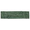 vidaXL Balcony Screen with Dark Green Leaves 400x100 cm