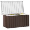 vidaXL Garden Storage Box Brown 129x67x65 cm