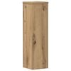vidaXL Plant Stand 2pcs Artisan Oak 17x17x60 cm Engineered Wood