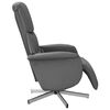 vidaXL Massage Recliner Chair with Footrest Dark Grey Fabric