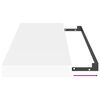 vidaXL Floating Wall Shelf White 60x23.5x3.8 cm MDF