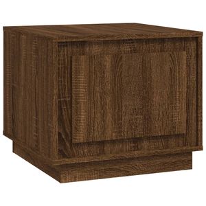 vidaXL Coffee Table Brown Oak 51x50x44 cm Engineered Wood