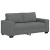 vidaXL 2-Seater Sofa Dark Grey 180x77x82 cm Fabric