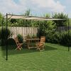 vidaXL Gazebo Beige 4x4 m 180 g/m² Fabric and Steel