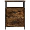 vidaXL Bedside Cabinets 2 pcs Smoked Oak 44x45x60 cm Engineered Wood
