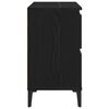 vidaXL Bathroom Sink Cabinet Black Oak 80 x 33 x 60 cm Engineered Wood