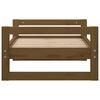 vidaXL Dog Bed Honey Brown 65.5x50.5x28 cm Solid Pine Wood