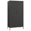 vidaXL Wardrobe Anthracite 90x50x180 cm Steel
