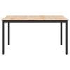 vidaXL Dining Table Natural 150 x 90 x 75 cm Solid Pine Wood