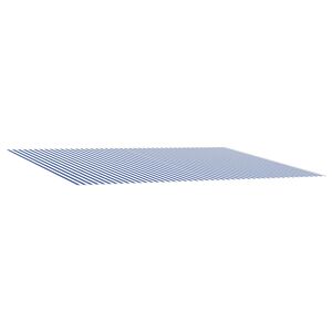 vidaXL Awning Replacement Fabric Blue and White 300 x 250 cm Polyester